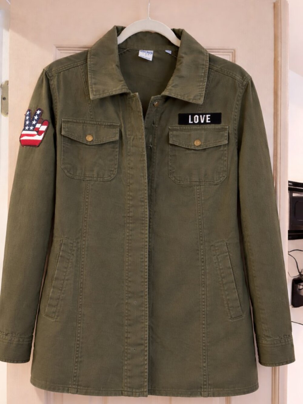 Junk Food Beatles Military Peace Jacket XL